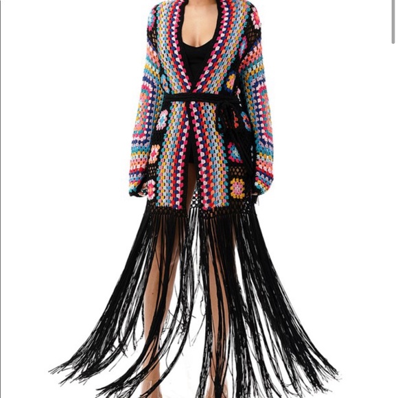 Fringy Crotchet Cardigan - Picture 5 of 5